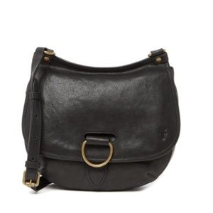 Frye Women's Lucy Leather Crossbody Black